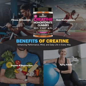 Aegelwell Gummies de créatine monohydrate testés par des tiers pour hommes et femmes, pour soutenir la construction <span class=keywords><strong>musculaire</strong></span>, la force et la récupération - Product Image 3
