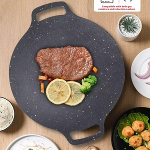 <span class=keywords><strong>Plaque</strong></span> de cuisson antiadhésive pour camping en plein air, barbecue coréen, teppanyaki, pour cuisinière à gaz butane portable - Product Image 1