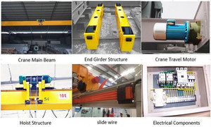 Grue de levage LDA à poutre simple de 5 tonnes, grue à pont mobile - Product Image 6