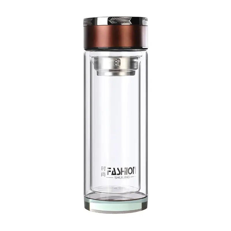 Seaygift ที่กำหนดเองแก้วชา Infuser Double Walled สูญญากาศขวดน้ำ Thermos กระติกน้ำสูญญากาศฉนวนชาร้อน