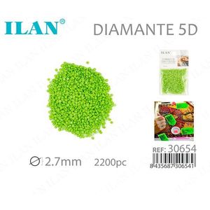 ILAN Diamante 5D Strass 2,7 mm Vert 2200 pièces pour Artisanat Art Décoration - Product Image 3