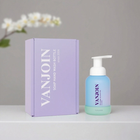 Tablettes nettoyantes solides aromatiques écologiques pour le lavage des mains, recharge de savon moussant pour les mains en flacon pompe avec boîte en papier