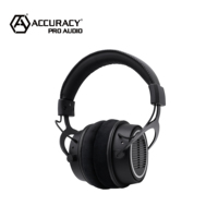 Accuracy Pro Audio Monitor estéreo Auriculares Broadcast On-ear Over-ear Auriculares con almohadillas de espuma