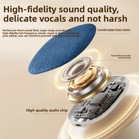 Haut-parleur oreiller portable en tissu Bluetooth, fonction TF, son stéréo de qualité, bobine vocale CCAW, haut-parleur BT sans fil - Vente chaude