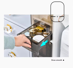 Meuble <span class=keywords><strong>de</strong></span> <span class=keywords><strong>rangement</strong></span> à pince pour tiroir, meuble <span class=keywords><strong>de</strong></span> <span class=keywords><strong>salle</strong></span> <span class=keywords><strong>de</strong></span> <span class=keywords><strong>bain</strong></span> à pince, étagère super étroite pour cuisine et espaces restreints - Product Image 6