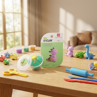Super Pâte à Modeler Éducative, Matériel DIY pour Enfants, Pâte Mousse Colorée pour la Promotion, Matières Premières pour Jouets Souples