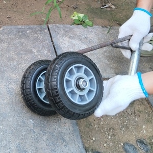 Herramientas para Desherbar el Césped de Jardín, Acero al Carbono Forjado, Metal, Agricultura, Azadones para Excavar Tierra, <span class=keywords><strong>2</strong></span> Ruedas, 3 en 1, Arados Manuales para Agricultura - Product Image 6