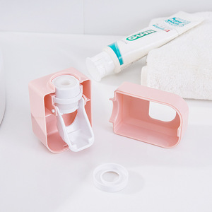 <b>Toothpaste</b> <b>Dispenser</b> Wall Mounted Automatic <b>Toothpaste</b> Squeezer With Brush Holder Nordic Color PP Material Bathroom Accessory - Product Image 3