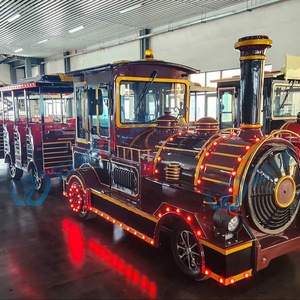 Electric Trackless Amusement Park <b>Train</b> Adult Entertainment Facilities Large Carriage <b>Train</b> for Sale - Product Image 4