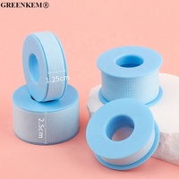 4 tailles de ruban d'extension de cils multicolores à noyau en plastique, respirant, de forme circulaire, amovible