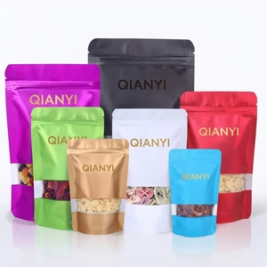 Sachet Doypack en plastique composite durable avec fenêtre, personnalisable avec logo, pour l'emballage de bonbons, biscuits, céréales et snacks - Vente en gros - Product Image 2