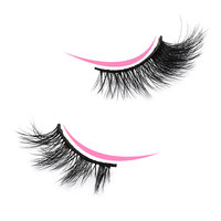 Nouvelles Demi-Bandes de Faux Cils en Gros pour les Coins des Yeux, Demi-Cils de Type Unique, Fournisseur de Boîtes à Cils à Marque Privée