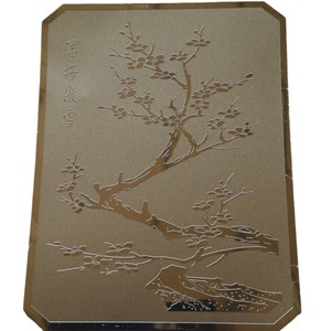Placa Decorativa Grabada en Acero Inoxidable con Acabado Esmerilado Personalizada para Arte Mural - Product Image 5