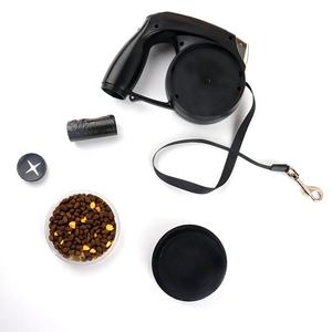 Linterna <span class=keywords><strong>Dual</strong></span> automática retráctil correa de nailon bolsa de caca de perro soporte para correa bolsa de basura para perro - Product Image 3