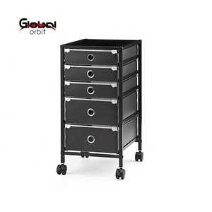 รถเข็นอเนกประสงค์4ชั้นพร้อมที่เก็บของขนาดใหญ่ชั้นเก็บของมีล้อโลหะ - Product Image 3