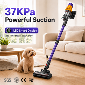 37KPa Cordless Handheld Stick <b>Vacuum</b> Cleaner with 550W Brushless Motor OEM ODM Supplier Rechargeable <b>Vacuum</b> Cleaner - Product Image 1