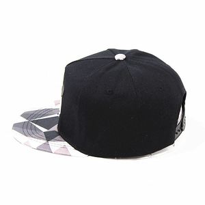 Casquette de baseball unisexe style coréen, motif panda, impression 3D, visière plate, style hip-hop, ajustable, 6 panneaux - Product Image 3