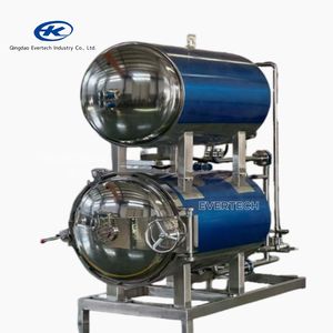 Esterilizador Industrial Automático de Vapor para Sardinas Enlatadas, 500L, Máquina de Retorta de Pulverización de Agua Pequeña, Nuevo, en Venta - Product Image 6
