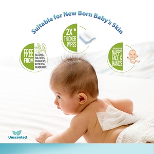 Lingettes pour bébé en gros, jetables, bio, antibactériennes, extra douces, 80 lingettes, nettoyantes, écologiques, fournisseur de lingettes humides pour bébé - Product Image 3
