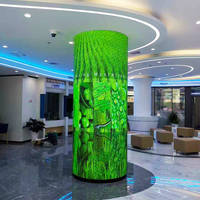 Écran LED flexible P6 à guidage lumineux, panneau souple pour affichage de parcours immersif en musée, marque Decheng, garantie 5 ans, télécommande