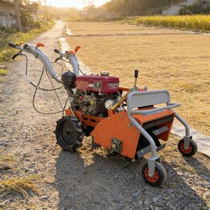 Newpanda 8HP 180W Motoculteur de jardin diesel à démarrage électrique 70 cm avec cadre renforcé, roulement, conversion à plateau plat et bac à herbe, Shandong - Product Image 1