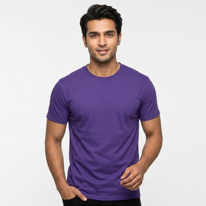 Camisas Formales de Hombre 2025 con Logotipo Personalizado, Venta al Por Mayor de Fábrica, Alta Calidad, Cuello Redondo, Corte Holgado, Manga Corta, 100% Algodón Peinado - Product Image 1