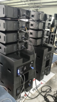 Equipo de Sonido Profesional, Amplificador de Altavoces de 3000W para Subwoofer y 1000W para Altavoz Activo de 3 Vías Line Array
