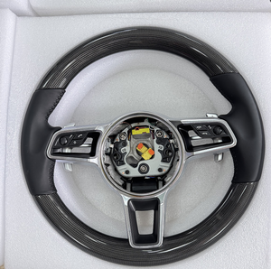 Volante de Coche Personalizado de Fibra de Carbono y Cuero para Porsche Panamera, <span class=keywords><strong>Macan</strong></span>, Cayenne, 918, 911, 718, 970, 971, 958, 987, 996, 997 - Product Image 2