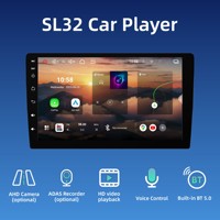 Unidad Principal Android 15 para Auto, Pantalla Táctil de 9 Pulgadas, CarPlay Inalámbrico, Android Auto, GPS, WiFi, Bluetooth