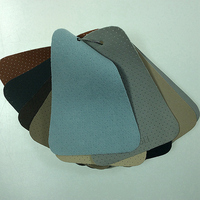 Cuir PVC perforé mat crème pour siège de voiture, prix raisonnable, Rexine, cuir pour siège de voiture