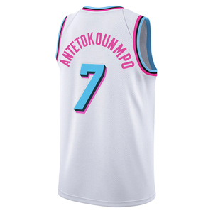 JY Personalizado para Hombre # 7 <span class=keywords><strong>Camisetas</strong></span> de <span class=keywords><strong>Baloncesto</strong></span> Cosidas, Uniformes Juveniles Bordados, Ropa Deportiva con Logotipo Estampado en Caliente - Product Image 5