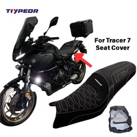 Housse de siège de moto de haute qualité, personnalisable, confortable et premium pour Yamaha Tracer 7, durable, antidérapante