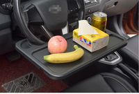 Prix de gros Porte-volant de voiture professionnel Support d'ordinateur multifonction pour voiture Table à manger Plateau Bureau pour voiture
