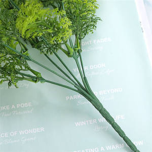 Ramas Artificiales <span class=keywords><strong>de</strong></span> Ciprés con 7 Ramificaciones, Hojas <span class=keywords><strong>de</strong></span> <span class=keywords><strong>Pino</strong></span>, Plantas Artificiales, Arbustos <span class=keywords><strong>de</strong></span> Vegetación Artificial para Decoración del Hogar y Bodas - Product Image 4