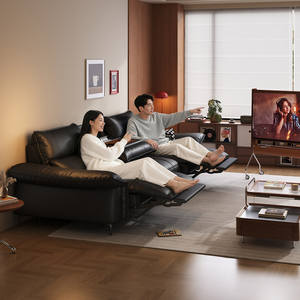 Canapé électrique fonctionnel trois places Dypu Ode Joy, subventionné par le gouvernement, avec pieds surélevés, zéro espacement, style moderne, en <span class=keywords><strong>cuir</strong></span> véritable - Product Image 4