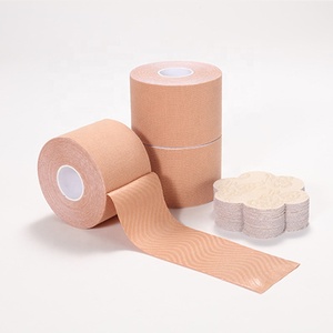 Peau claire <span class=keywords><strong>noir</strong></span> Tan Uplift Boob Tape étanche Diy Breast Tape avec couvre-mamelon - Product Image 2