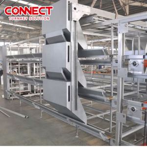 Quy mô lớn hoàn toàn tự động đa tầng trứng đẻ gia cầm nuôi thiết bị pin lớp gà ăn lồng hệ thống cho fowl - Product Image 6