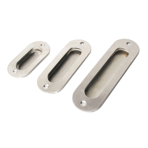 High quality stainless steel concealed embedded pull cabinet handle hidden recessed door handles