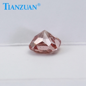 Cojín de diamante CVD certificado <span class=keywords><strong>GEMID</strong></span> Corte brillante Color Rosa marrón elegante Diamante certificado cultivado en laboratorio Suelto - Product Image 5