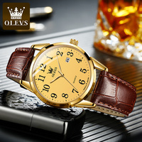 Montre numérique pour homme, style sport et affaires, bracelet en cuir, boîtier en alliage 5566, quartz, étanche, faible MOQ, cadeau ODM, personnalisable OEM