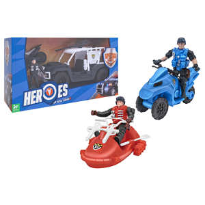 Juego de Policía/SWAT/Bomberos con Vehículos Surtidos - Product Image 1