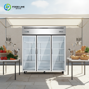 Enfriador de Bebidas Comercial Sin Escarcha, Gabinete Refrigerado Industrial de Bajo Consumo con Control de Doble Temperatura para Bebidas - Product Image 5