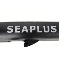 Planche à pagaie gonflable portable SEAPLUS - Matériel EVA/PVC, 3 ailerons, 8,2 kg, légère, pour les lacs, les rivières et les eaux océaniques