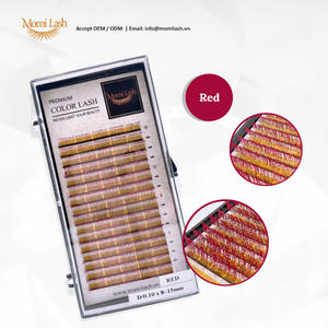 Pestañas con purpurina de colores mezclados brillantes y glamurosos, precio de fábrica, proveedor de Etiqueta Privada, extensiones de pestañas - Product Image 6