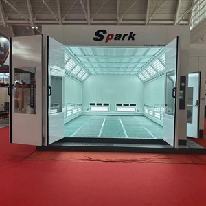 Cabine <span class=keywords><strong>de</strong></span> <span class=keywords><strong>peinture</strong></span> automobile professionnelle avancée 24000m³/h avec grille intégrale pour atelier <span class=keywords><strong>de</strong></span> <span class=keywords><strong>carrosserie</strong></span> et <span class=keywords><strong>station</strong></span> <span class=keywords><strong>de</strong></span> retouche - Product Image 3