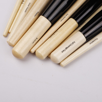 Pinceles de maquillaje personalizados pelo natural pelo sintético tubo de aluminio mango de madera maciza 20 piezas Live Beauty serie completa pinceles de maquillaje
