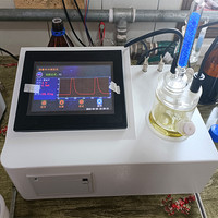 Testeur de teneur en eau portable de haute qualité, analyseur de teneur en huile, détermine automatiquement le testeur de traces d'humidité dans l'huile de transformateur
