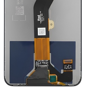 Rakitan Layar Sentuh LCD IPS untuk Infinix Smart 7 Tecno Spark Go 2023 6.6 Inci Pengganti Layar Hitam