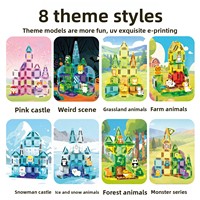 CB TOYS - Mini Bloques de Construcción Magnéticos para Niños, Juego de Construcción Educativo, Bloques Magnéticos de Viaje