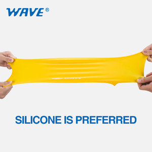 Nouveautés WAVE : Bonnets <span class=keywords><strong>de</strong></span> <span class=keywords><strong>bain</strong></span> amusants en silicone pour cheveux longs, phosphorescents, pour femmes, bonnets <span class=keywords><strong>de</strong></span> compétition en forme <span class=keywords><strong>de</strong></span> dôme - Product Image 3